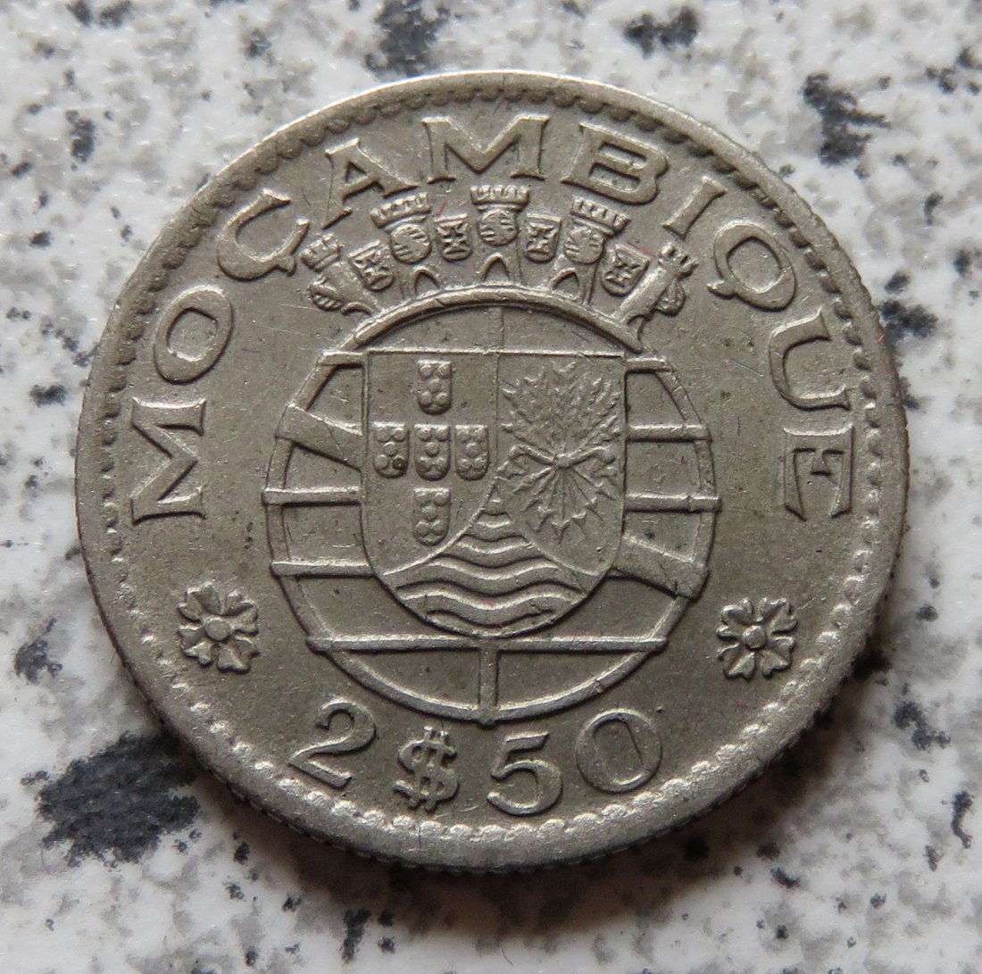  Mosambik 2,5 Escudos 1954   