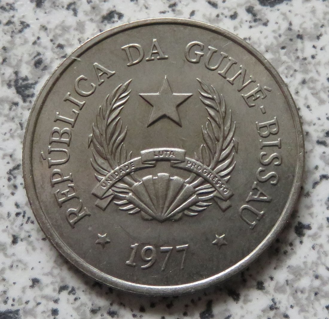  Guinea-Bissau 5 Pesos 1977   