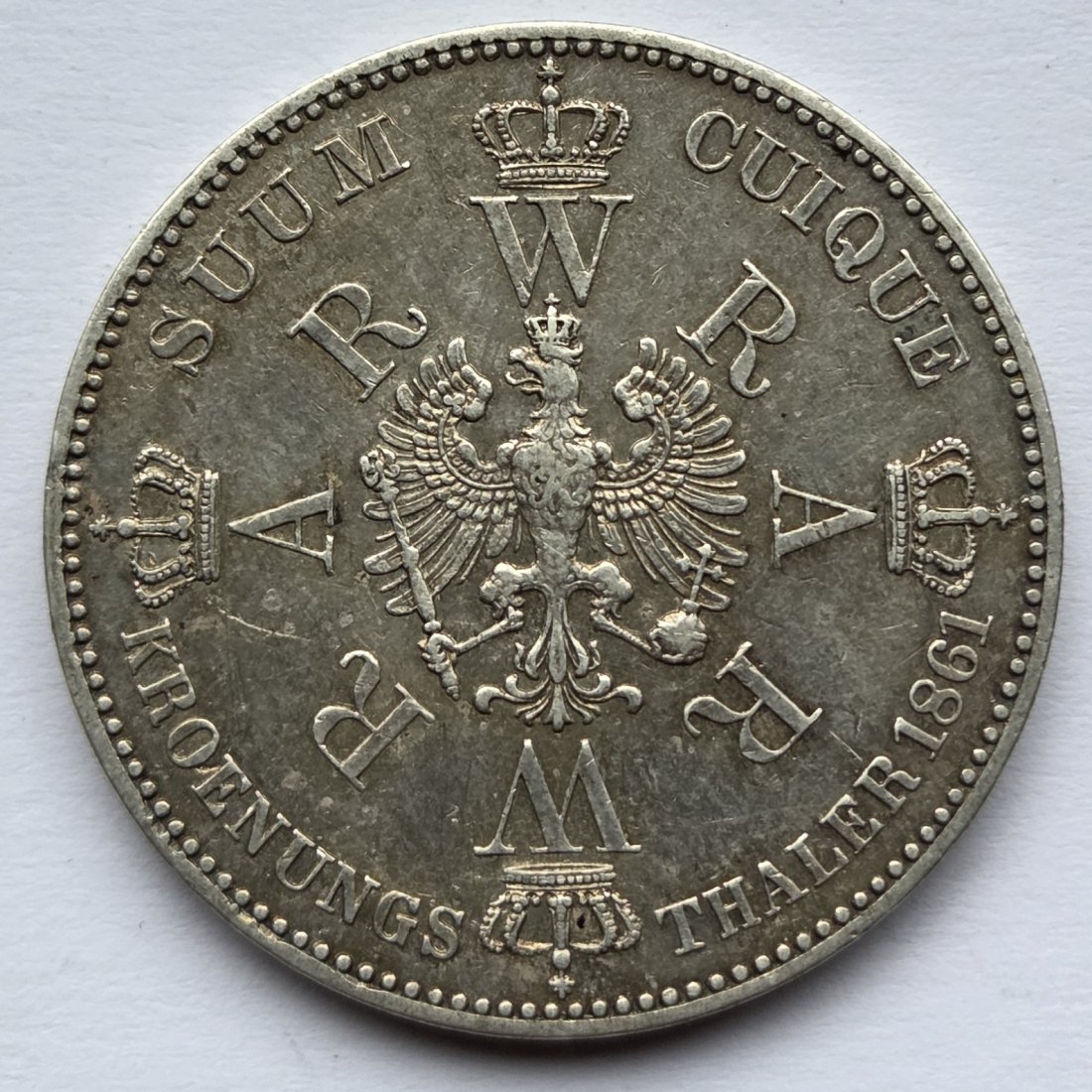  Preußen: Krönungstaler 1861   