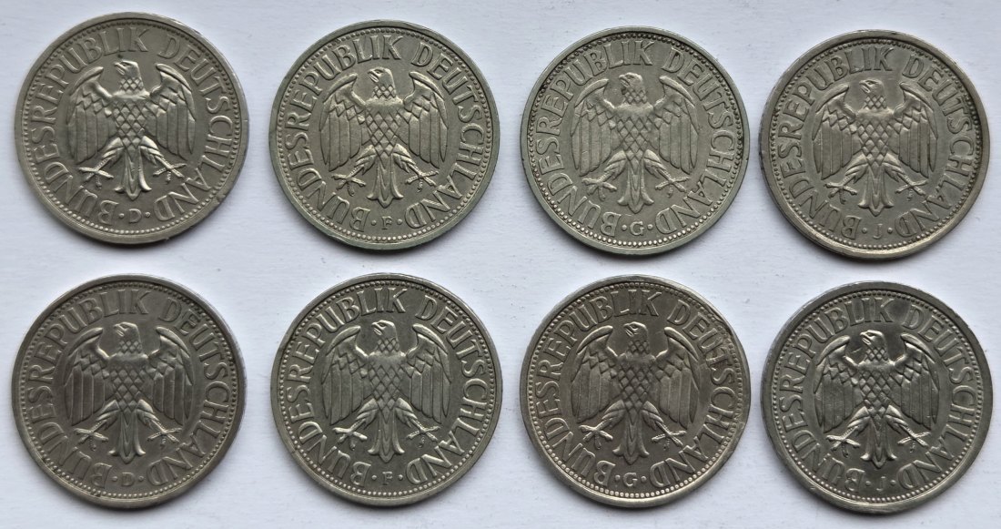  Deutschland: 2 Sätze 2 DM Weintraube 1951   