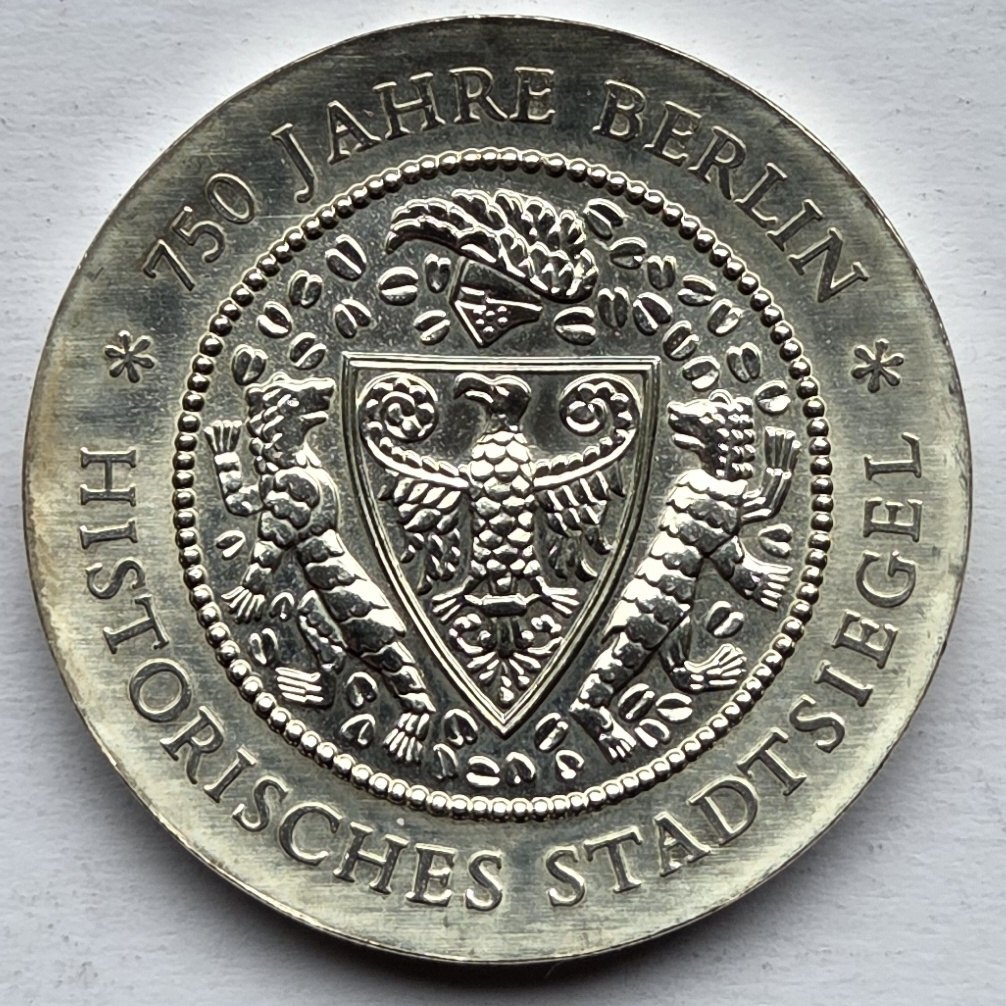  DDR: 20 Mark Stadtsiegel 1987   