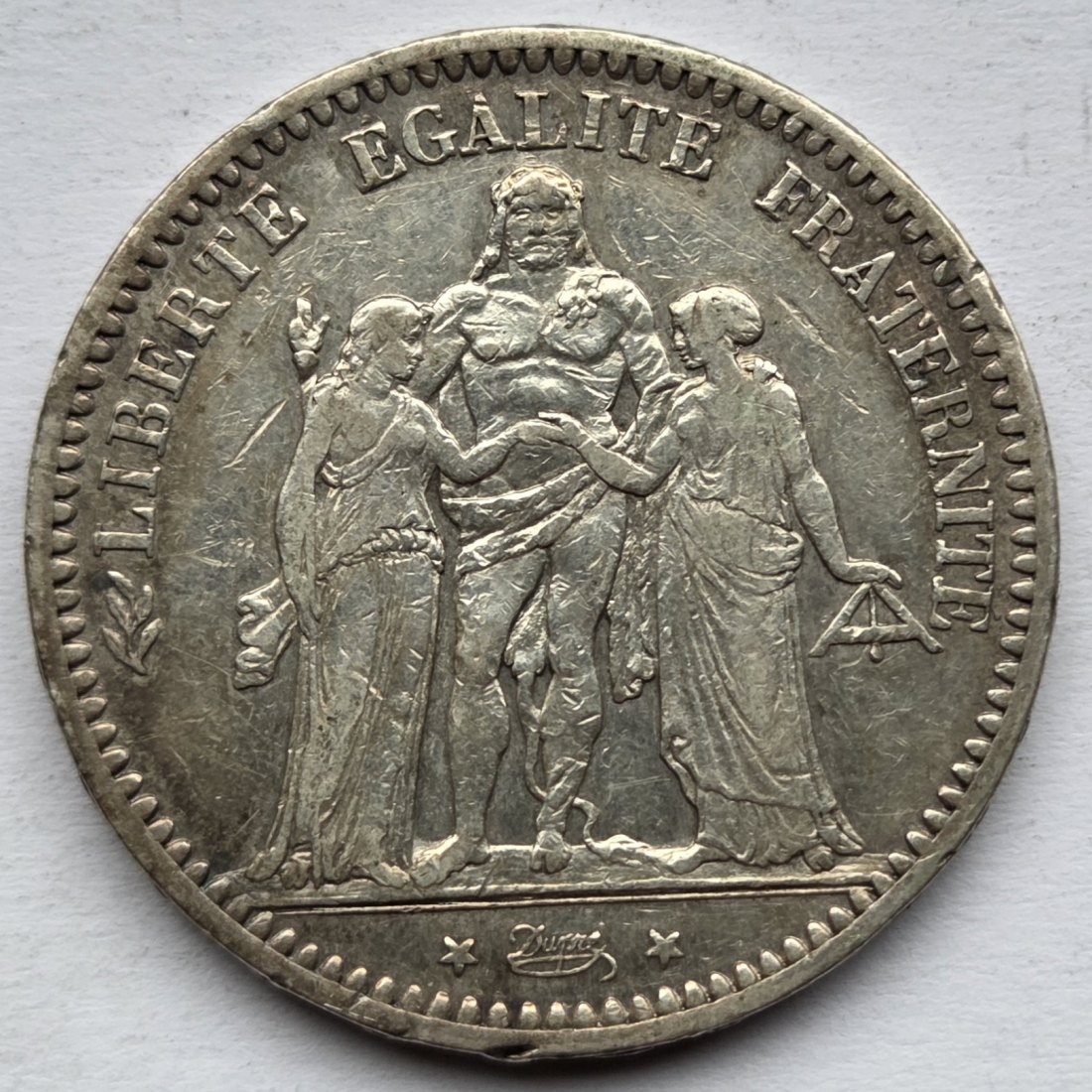  Frankreich: 5 Francs 1873   