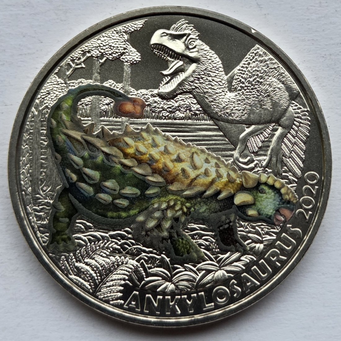  Österreich: 3 Euro Ankylosaurus 2020   