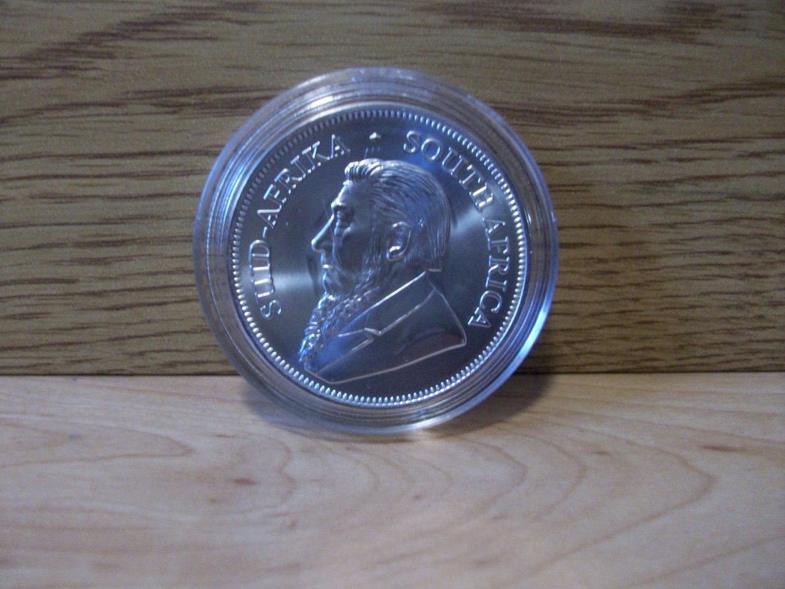  Krugerrand Silbermünze 2021 South African Mint 1 OZ Unze 999 Silber Münze in Kapsel !!   