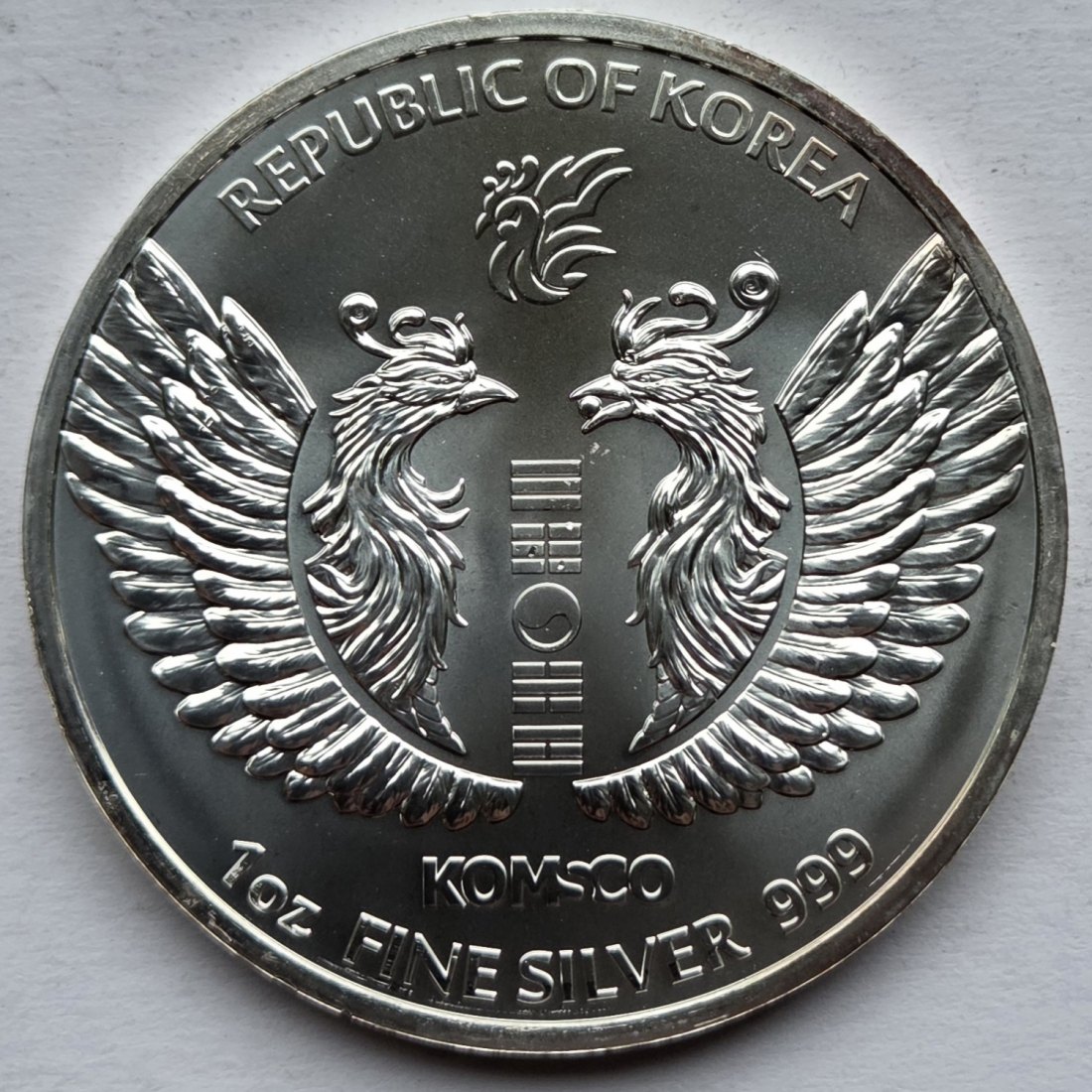  Südkorea: Silberunze Phoenix 2020   
