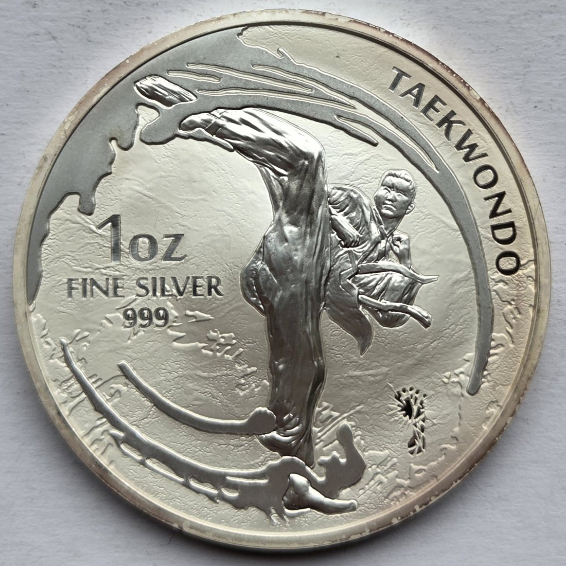  Südkorea: Silberunze Taekwondo 2019   