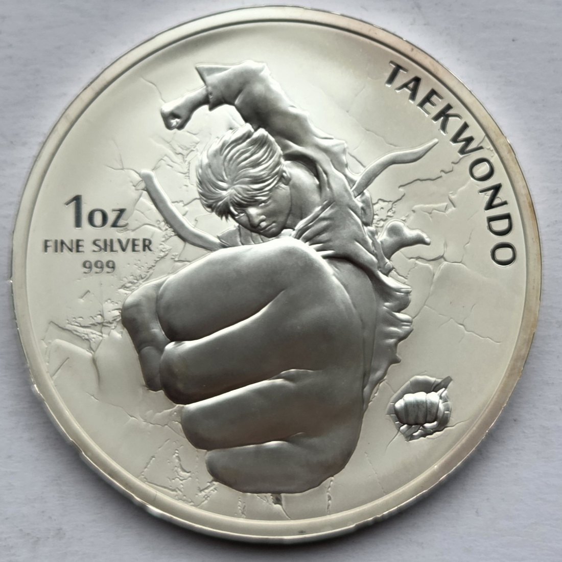  Südkorea: Silberunze Taekwondo 2020   
