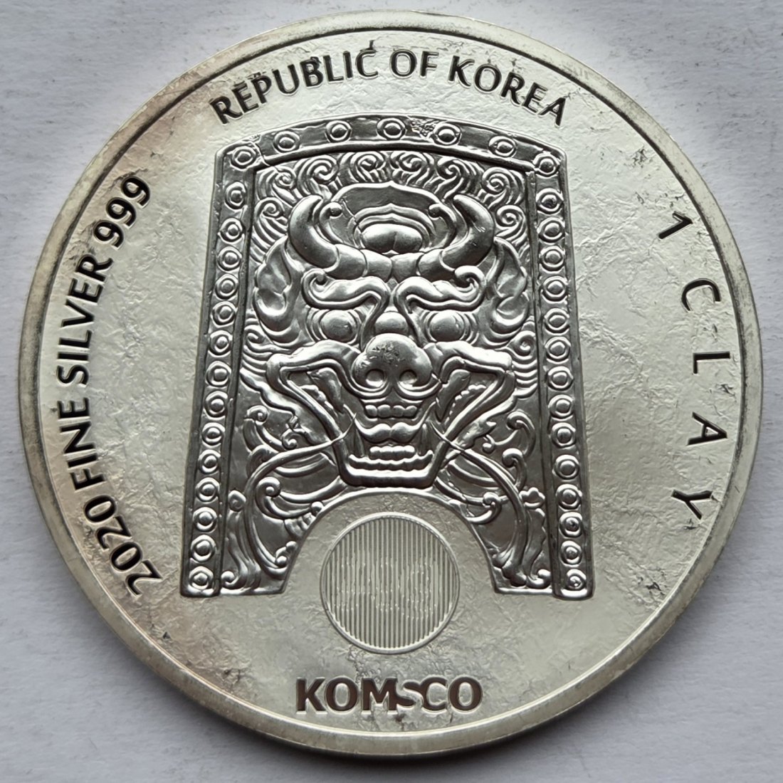  Südkorea: Silberunze Chiwoo Cheonwang 2020   