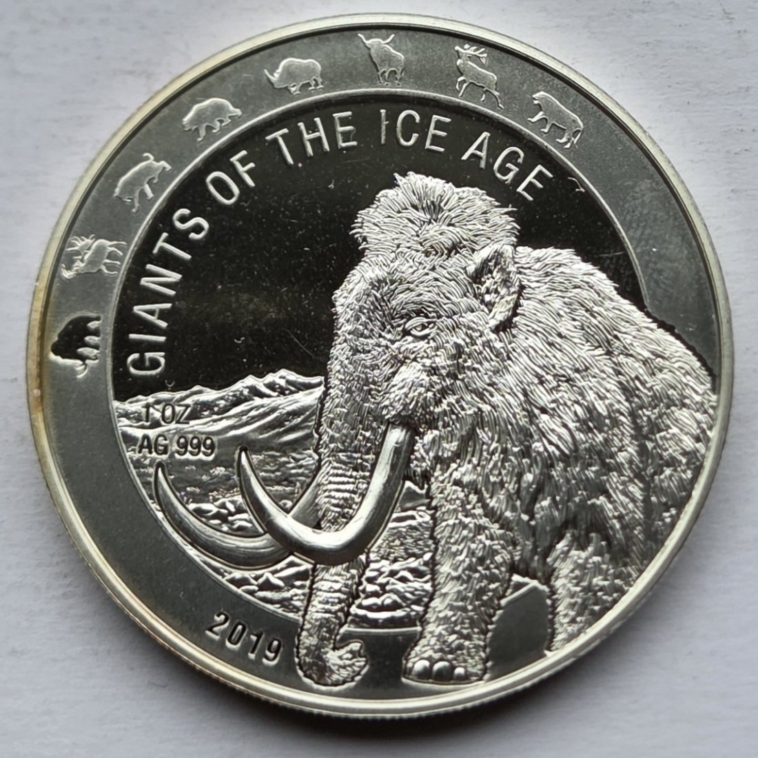  Ghana: Silberunze Mammut 2019   