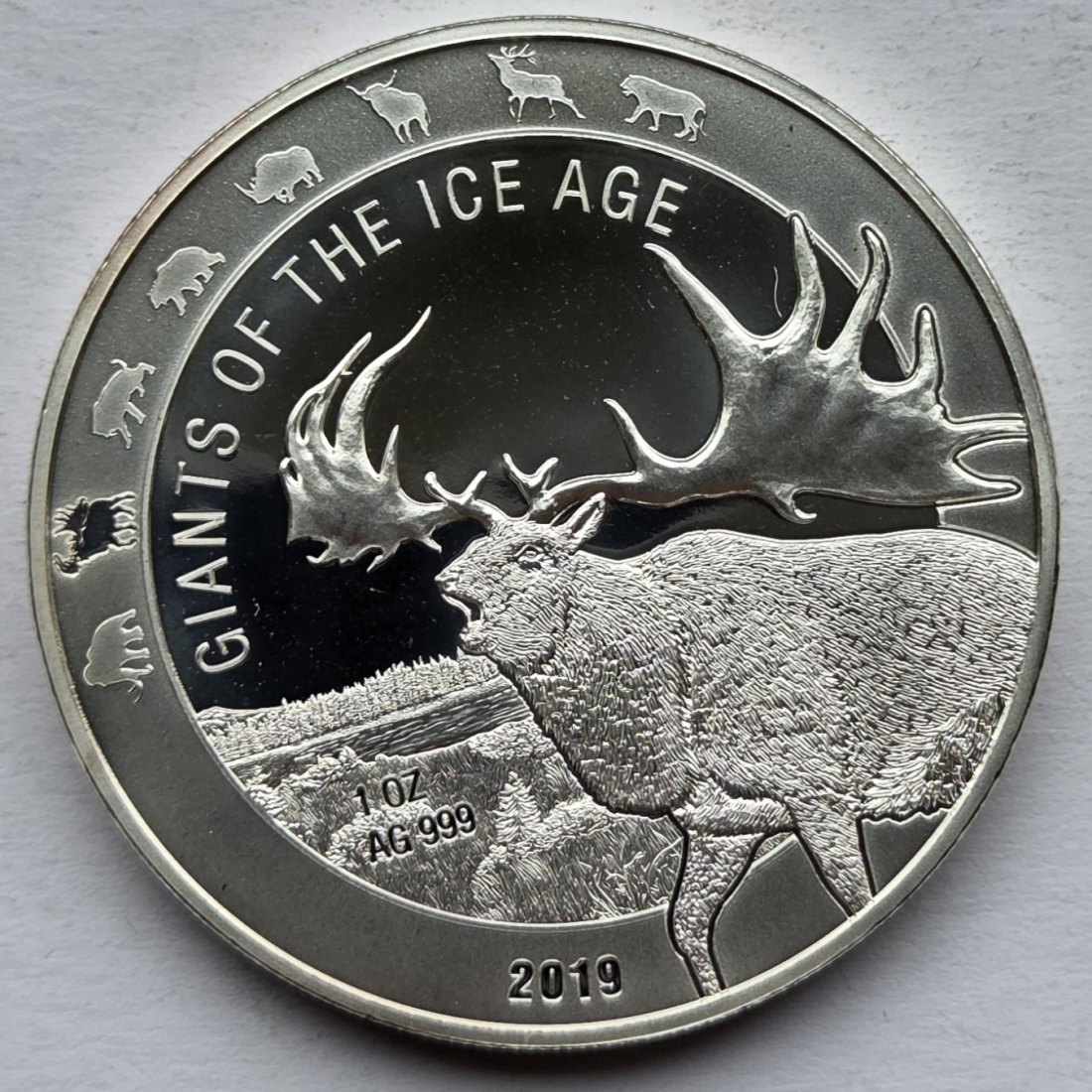  Ghana: Silberunze Riesenhirsch 2019   