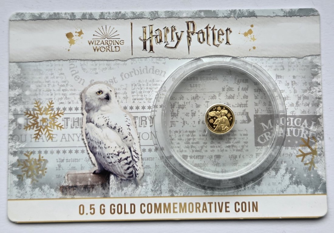  Samoa: 50 Tala Harry Potter 2022, 0,5 g Feingold   