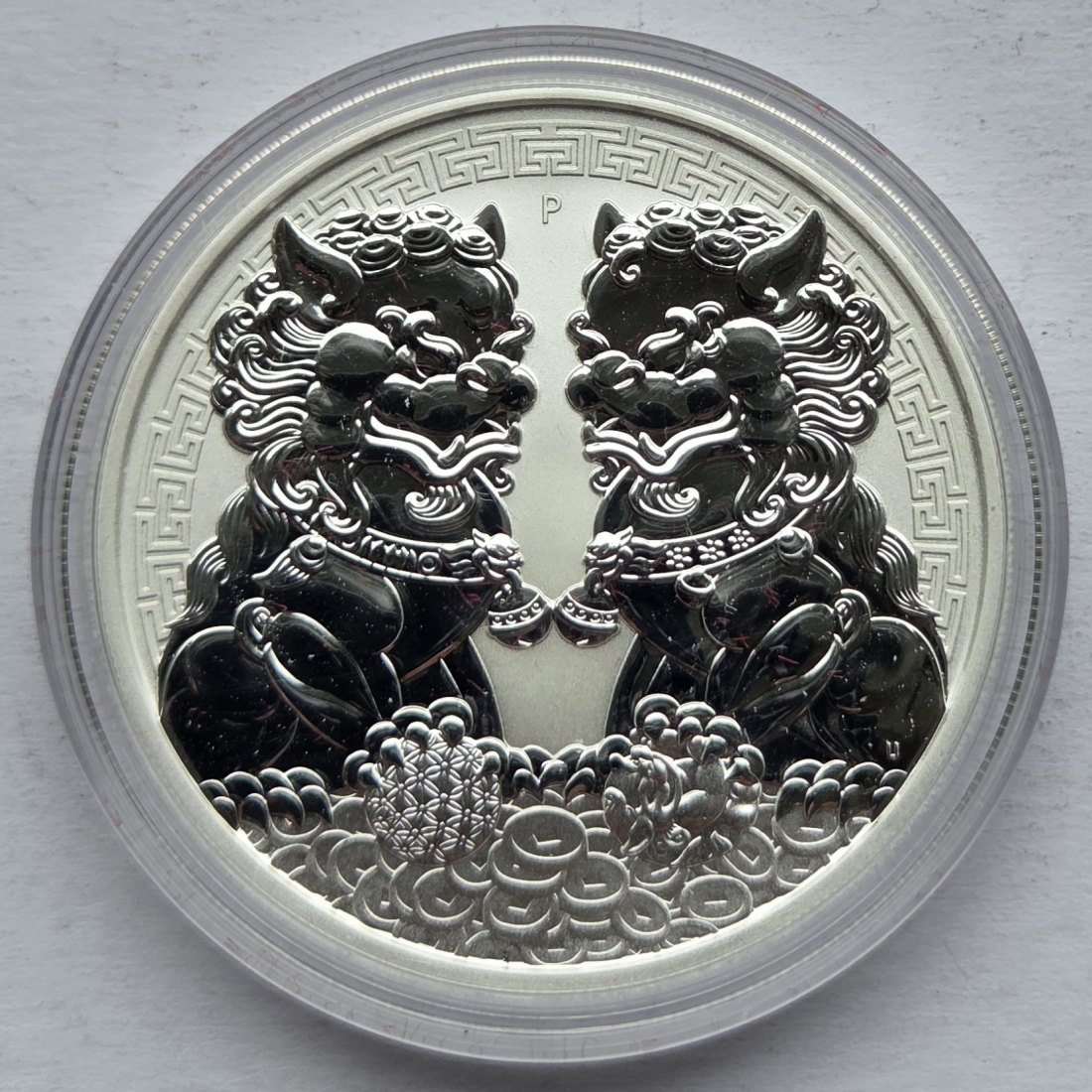  Australien: Silberunze Double Pixiu 2020   