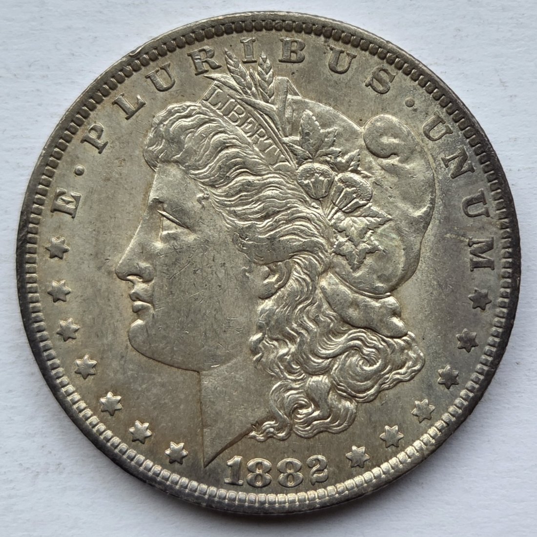  USA Vereinigte Staaten: 1 Dollar (Morgan-Dollar) 1882 O   