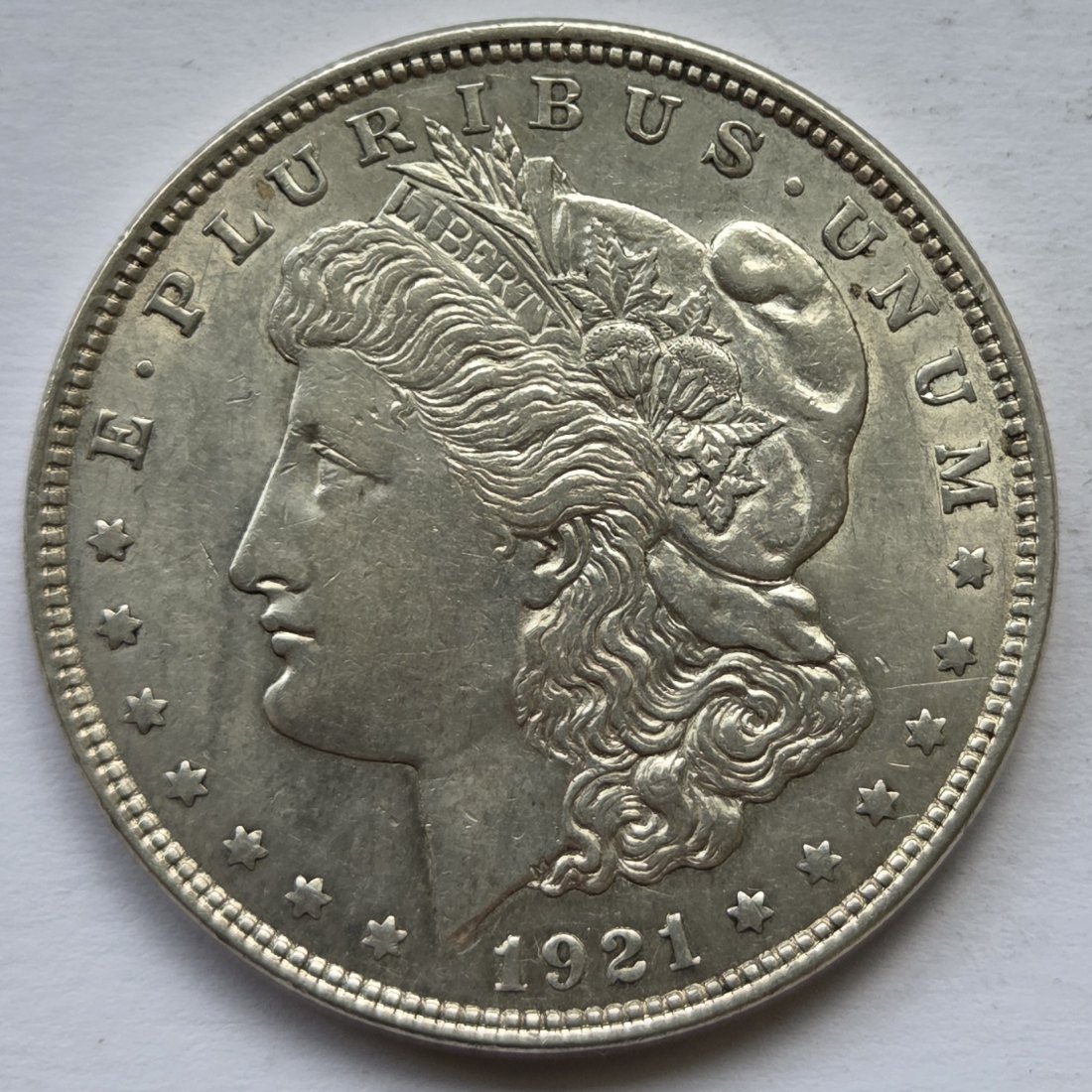  USA Vereinigte Staaten: 1 Dollar (Morgan-Dollar) 1921   