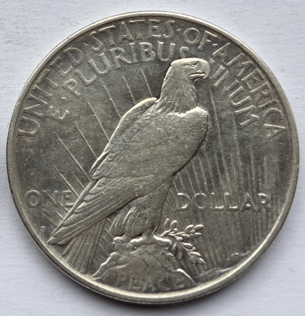  USA Vereinigte Staaten: 1 Dollar (Peace-Dollar) 1922 D   
