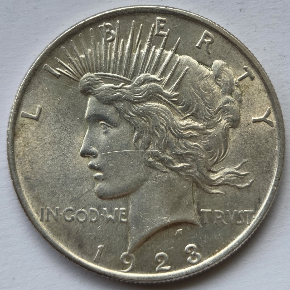  USA Vereinigte Staaten: 1 Dollar (Peace-Dollar) 1923   