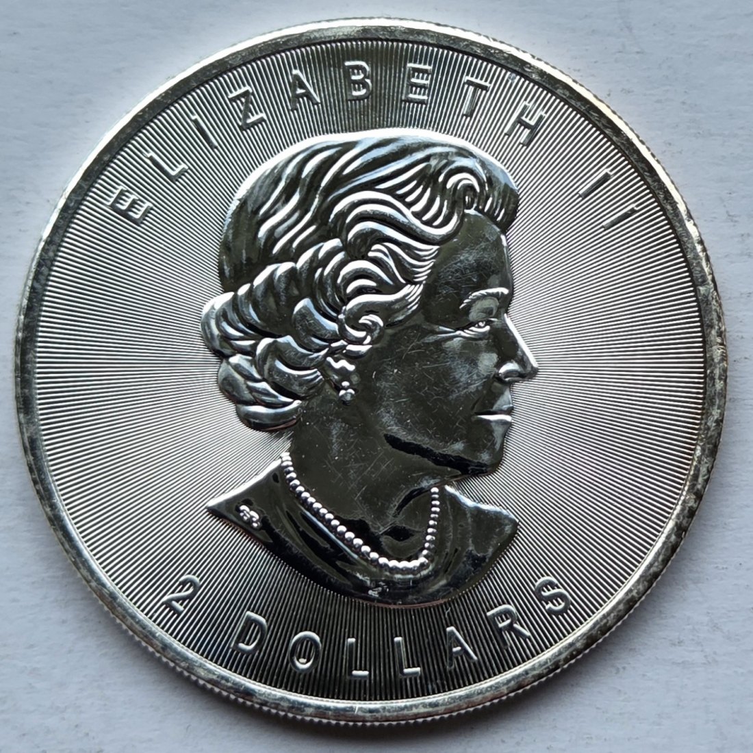  Kanada: 3/4 Silberunze Grauwolf 2015   