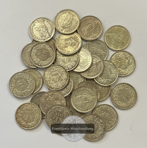  Österreich 18x 1 Corona Francis Joseph I 1893-1916 LOT FM-Frankfurt Feinsilber: 72,5g   