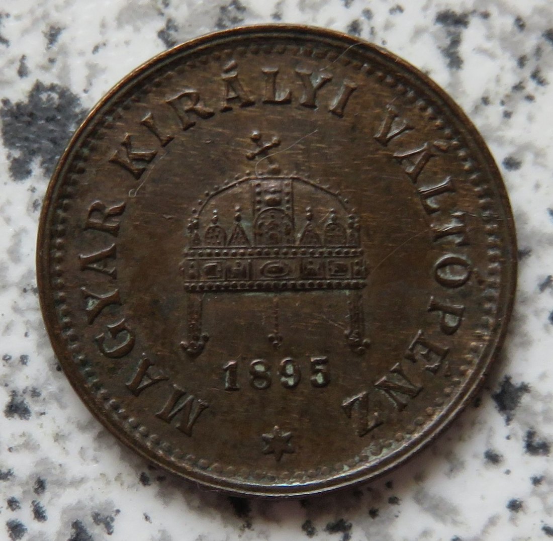  Ungarn 1 Filler 1895   