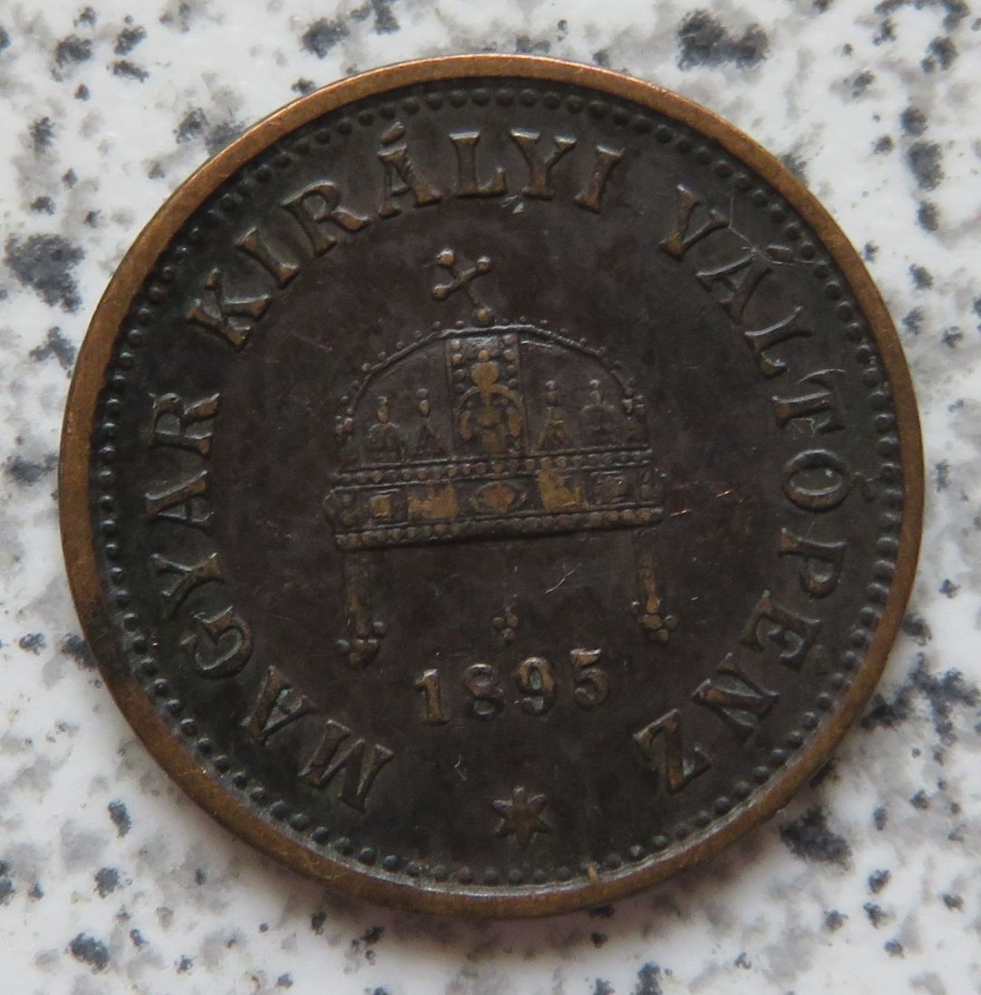  Ungarn 1 Filler 1895   