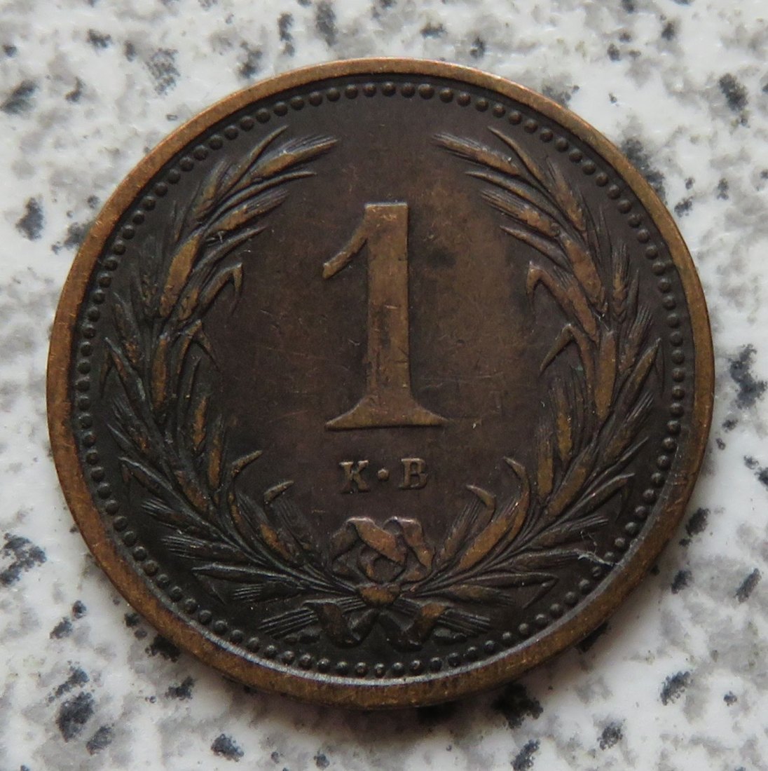  Ungarn 1 Filler 1895   