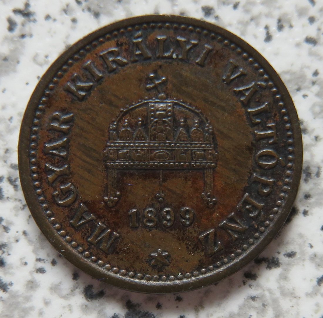 Ungarn 1 Filler 1899   