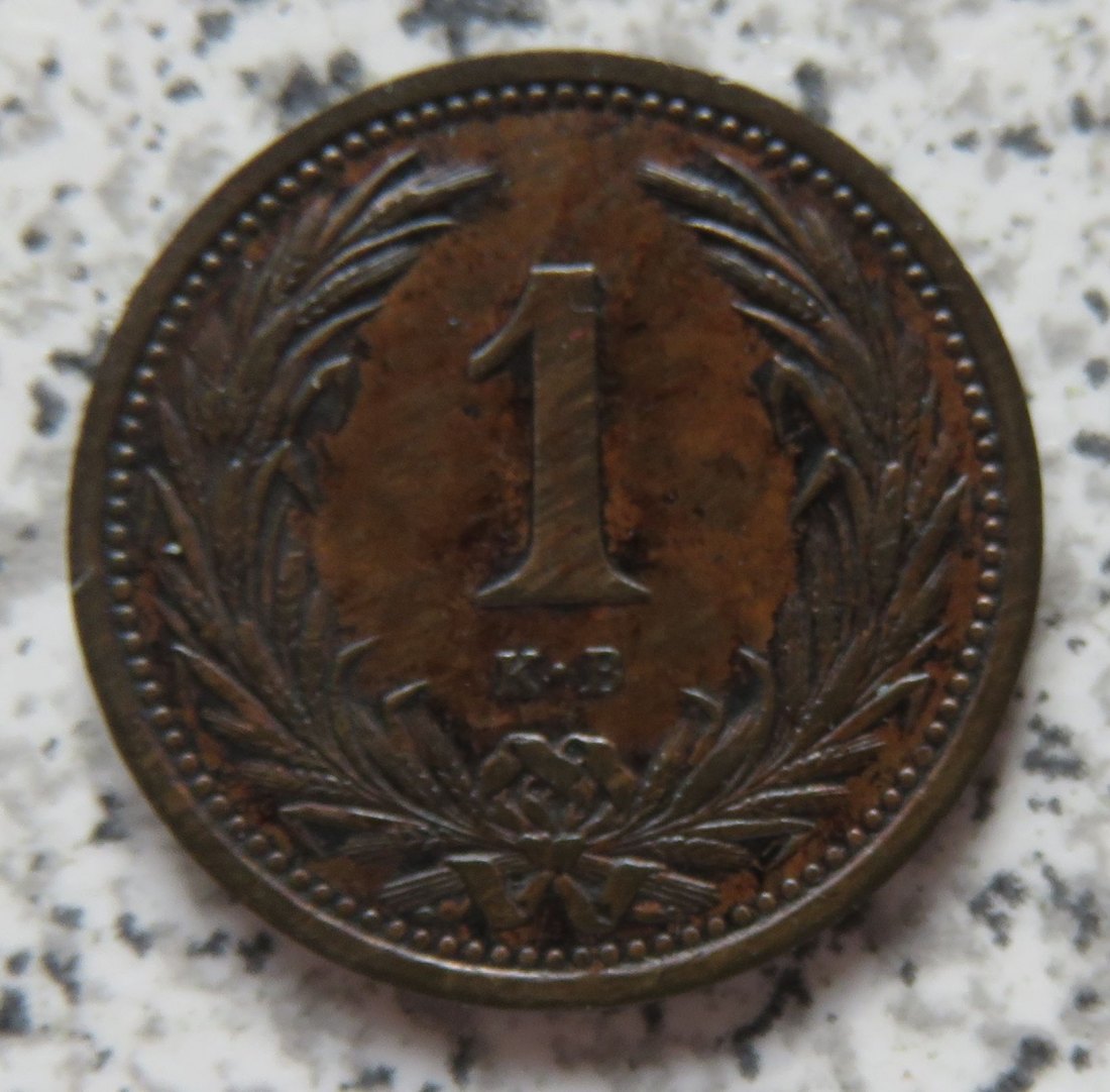  Ungarn 1 Filler 1899   