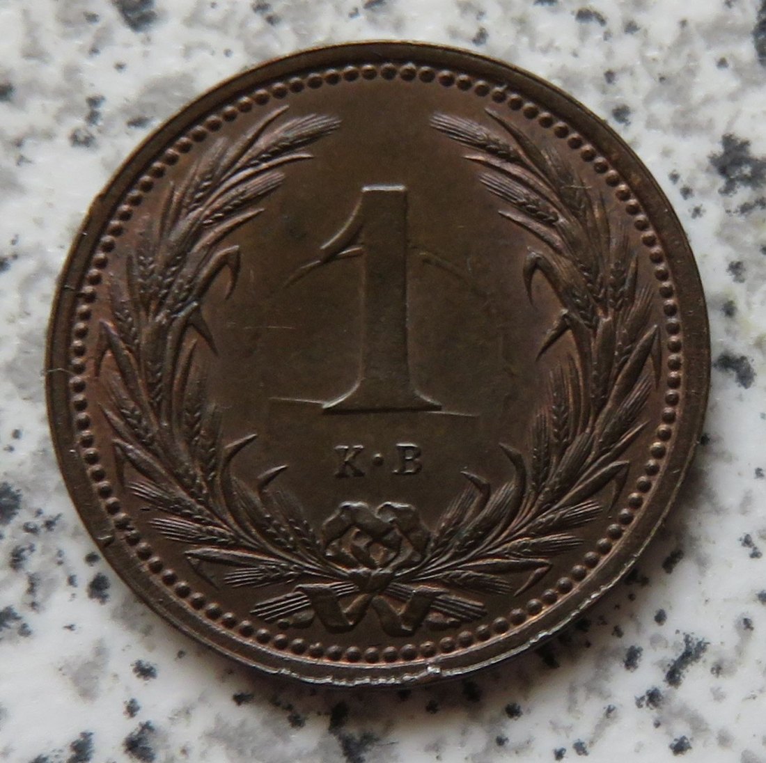  Ungarn 1 Filler 1902   