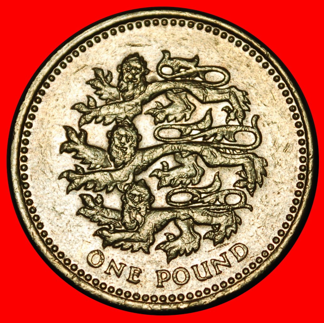 Ⰺ LIONS: GREAT BRITAIN ★ 1 POUND 1997 I A r2! ELIZABETH II (1953-2022) ★LOW START ★ NO RESERVE!