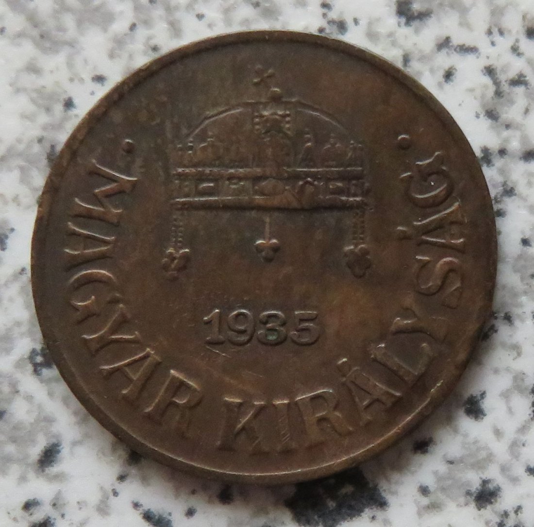  Ungarn 1 Filler 1935   