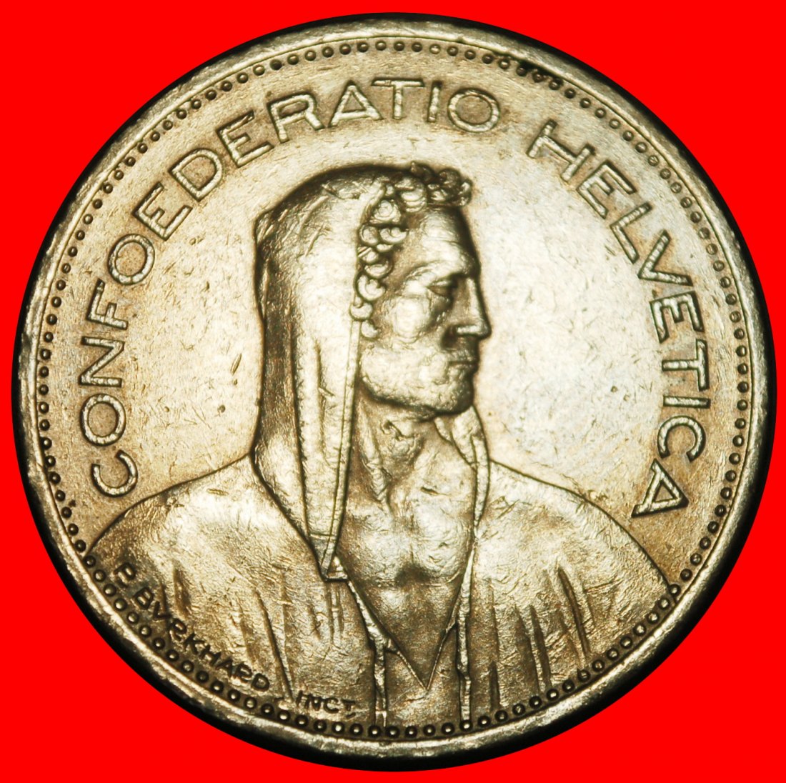  Ⰺ WILHELM TELL (1922-2026): SCHWEIZ ★ 5 FRANKEN 1985B FEINE VERTIEFTER RANDSCHRIFT!★OHNE VORBEHALT!   