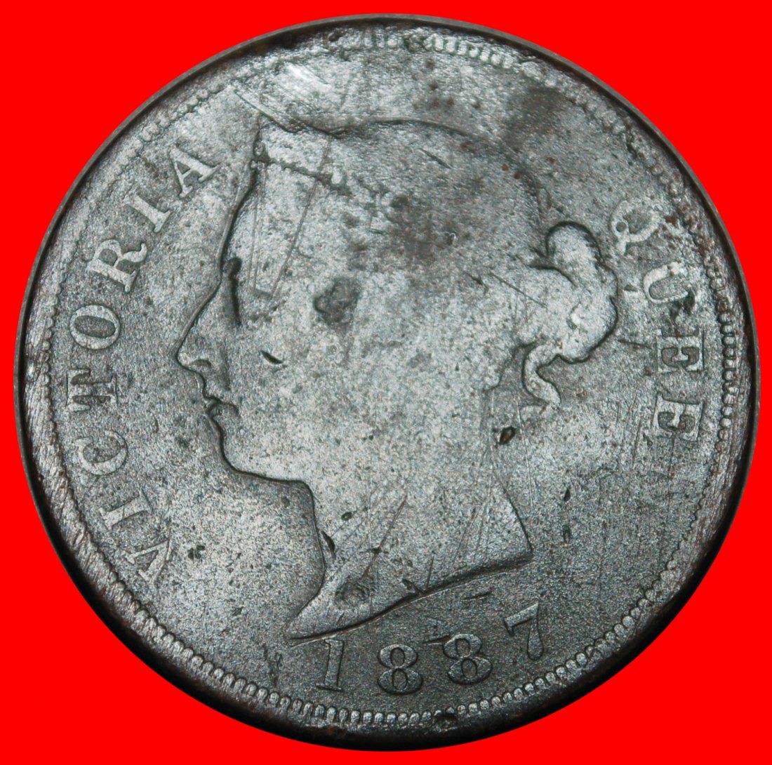  Ⰺ GREAT BRITAIN (1879‑1900):CYPRUS★1 PIASTRE 1887 RARE! VICTORIA (1837‑1901)★LOW START ★ NO RESERVE!   