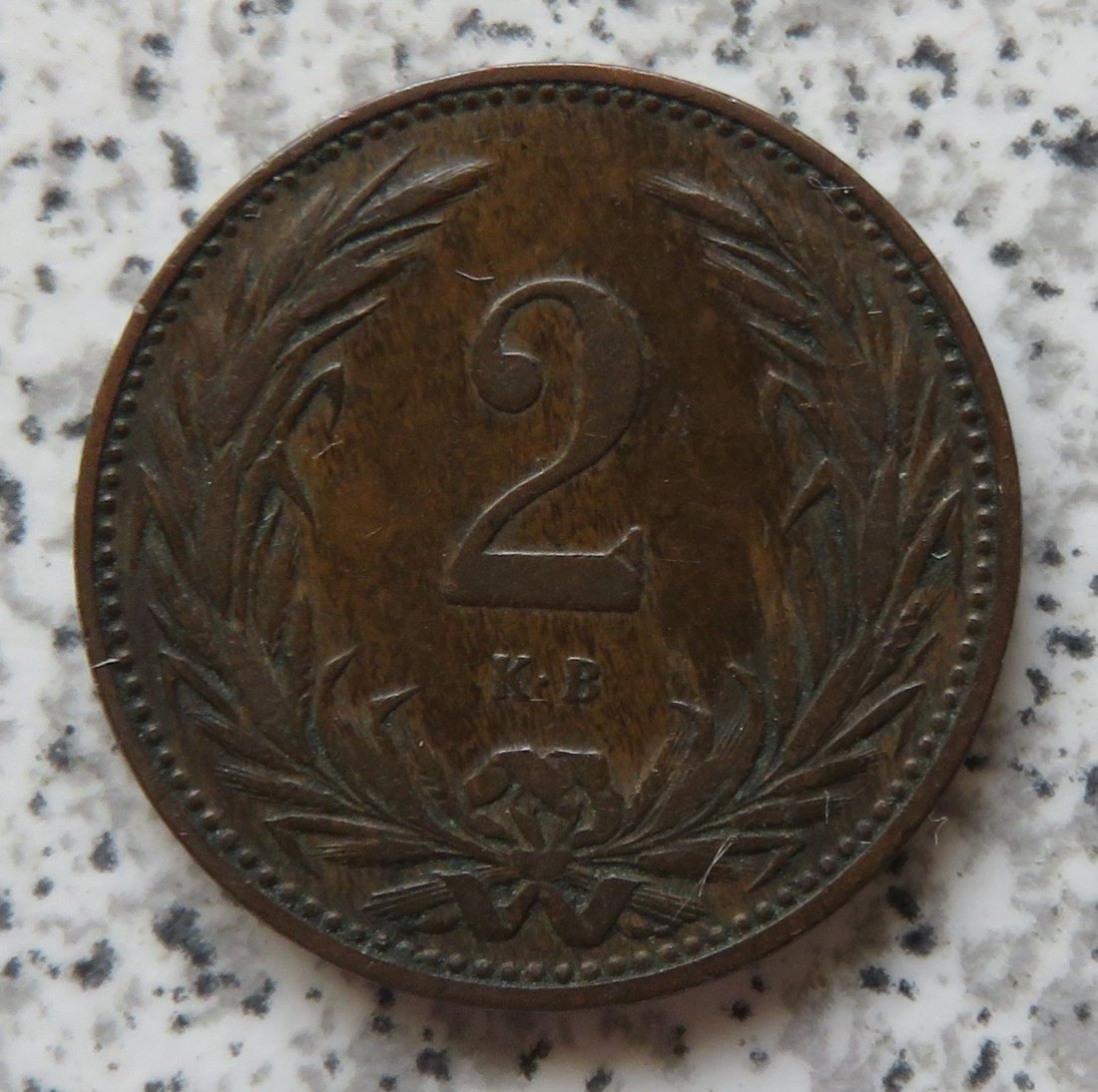 Ungarn 2 Filler 1895   