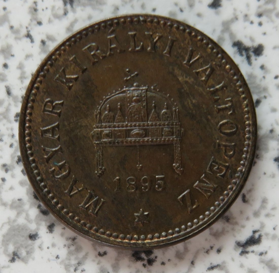  Ungarn 2 Filler 1895   