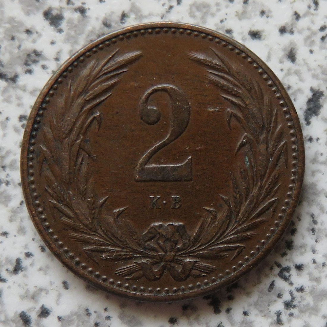  Ungarn 2 Filler 1896   