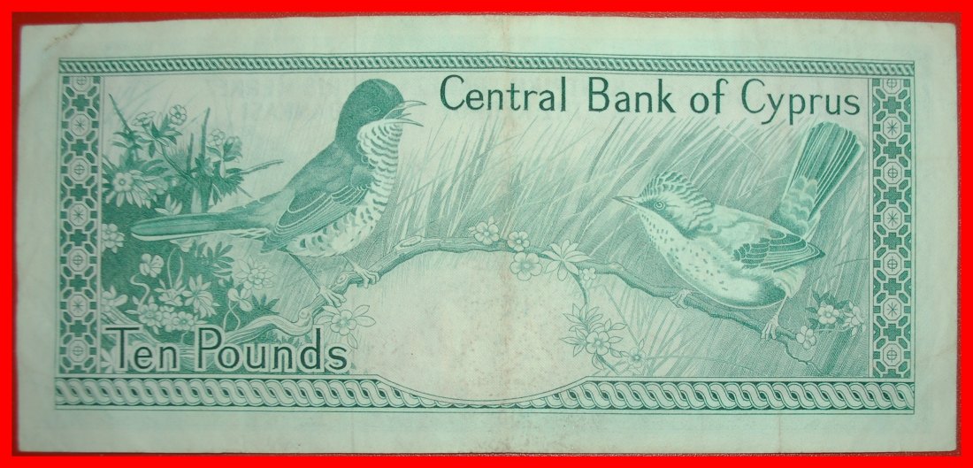 Ⰺ GREAT BRITAIN (1977-1985): CYPRUS★10 POUNDS 1983 ANCIENT GREEK CRISP! RARE★LOW START ★ NO RESERVE!   