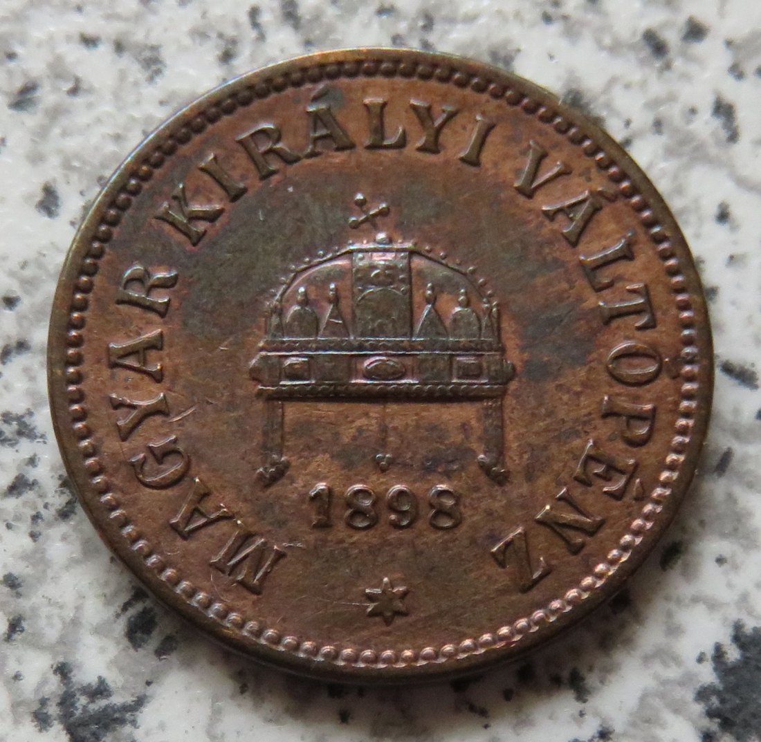  Ungarn 2 Filler 1898   