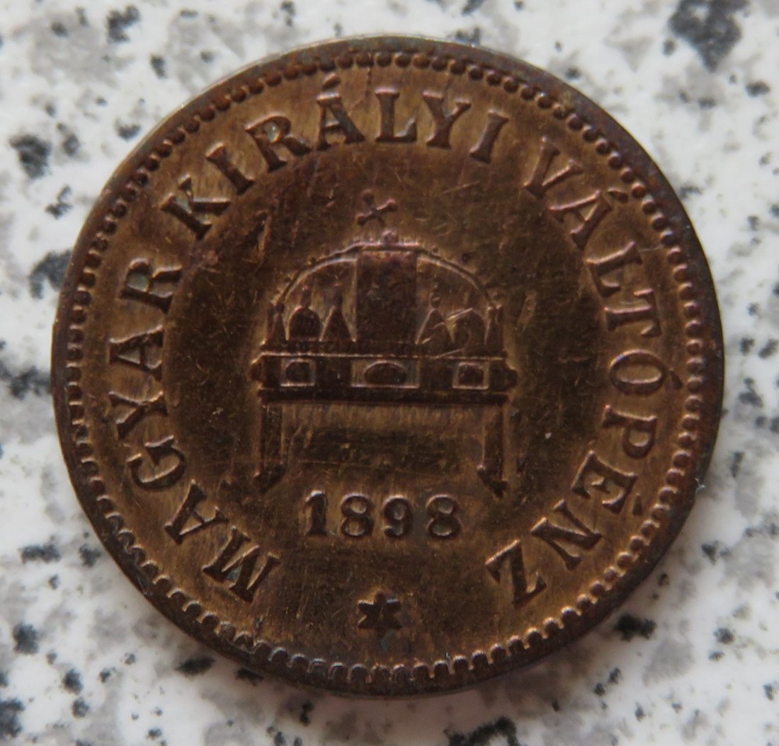  Ungarn 2 Filler 1898   