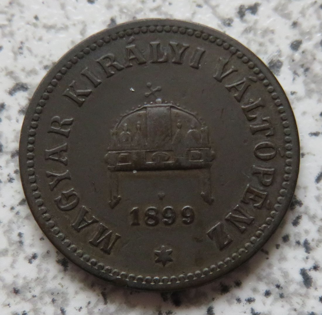  Ungarn 2 Filler 1899   