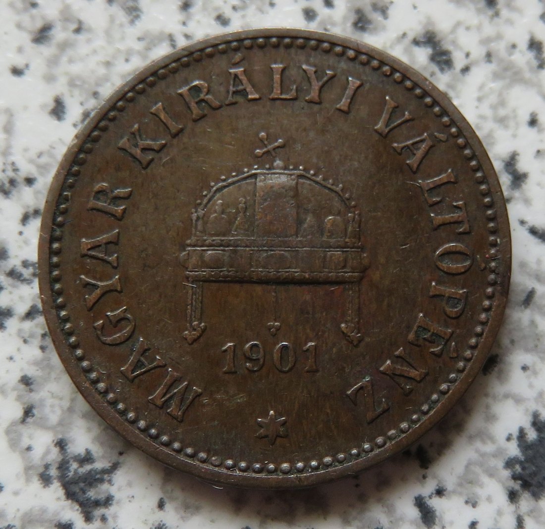 Ungarn 2 Filler 1901   