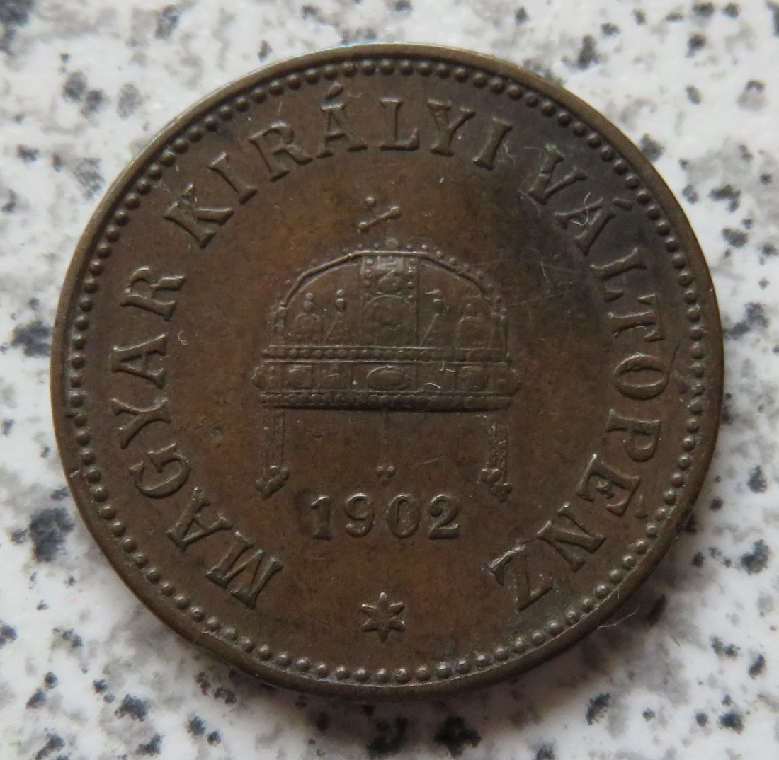  Ungarn 2 Filler 1902   