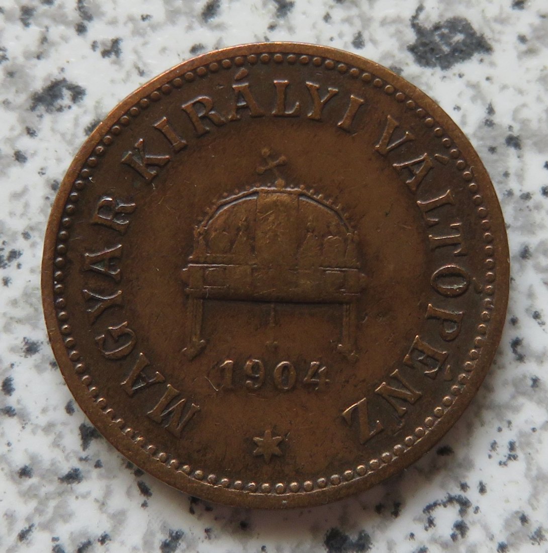  Ungarn 2 Filler 1904   