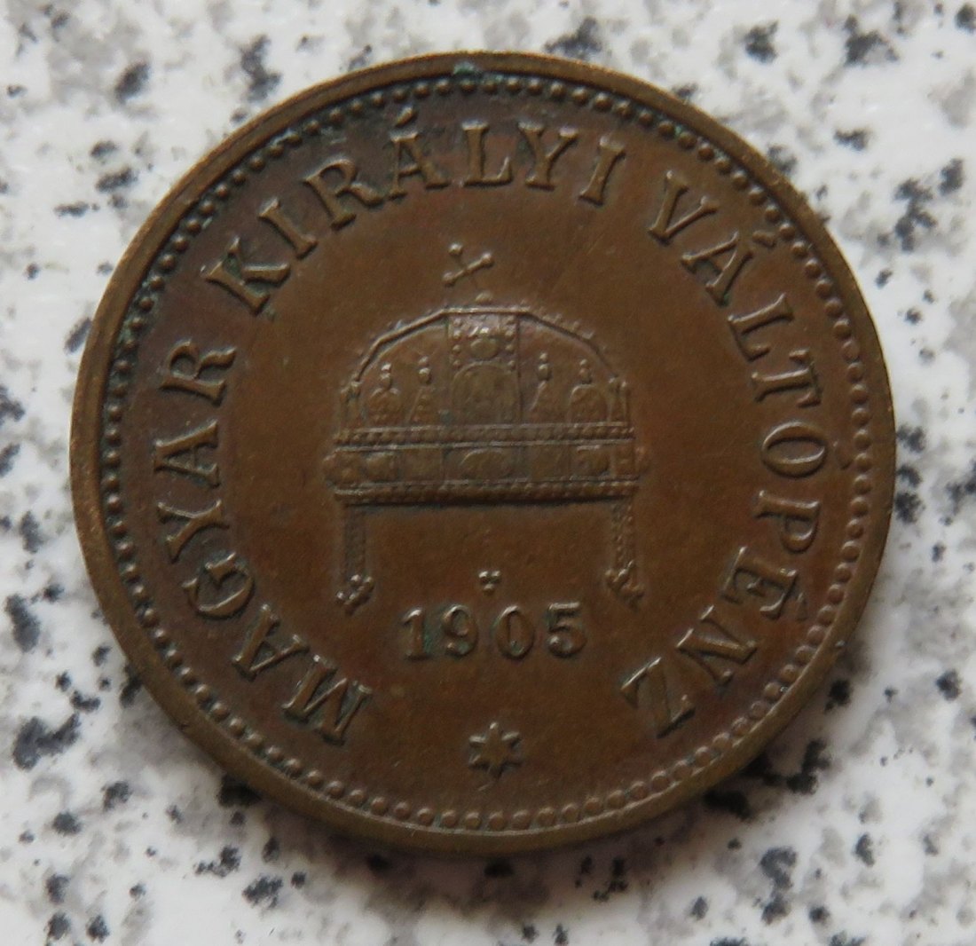  Ungarn 2 Filler 1905   