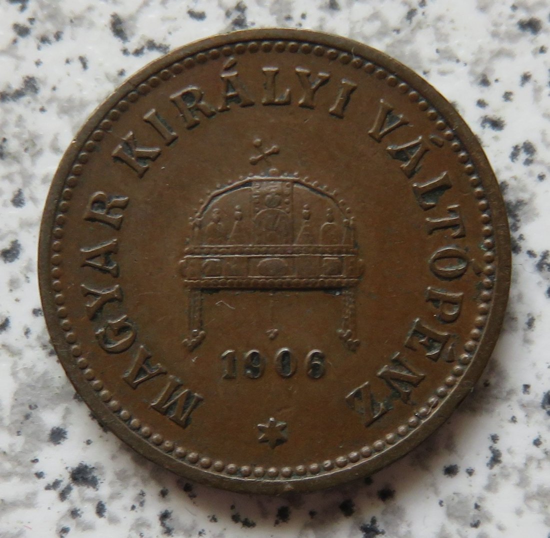  Ungarn 2 Filler 1906   