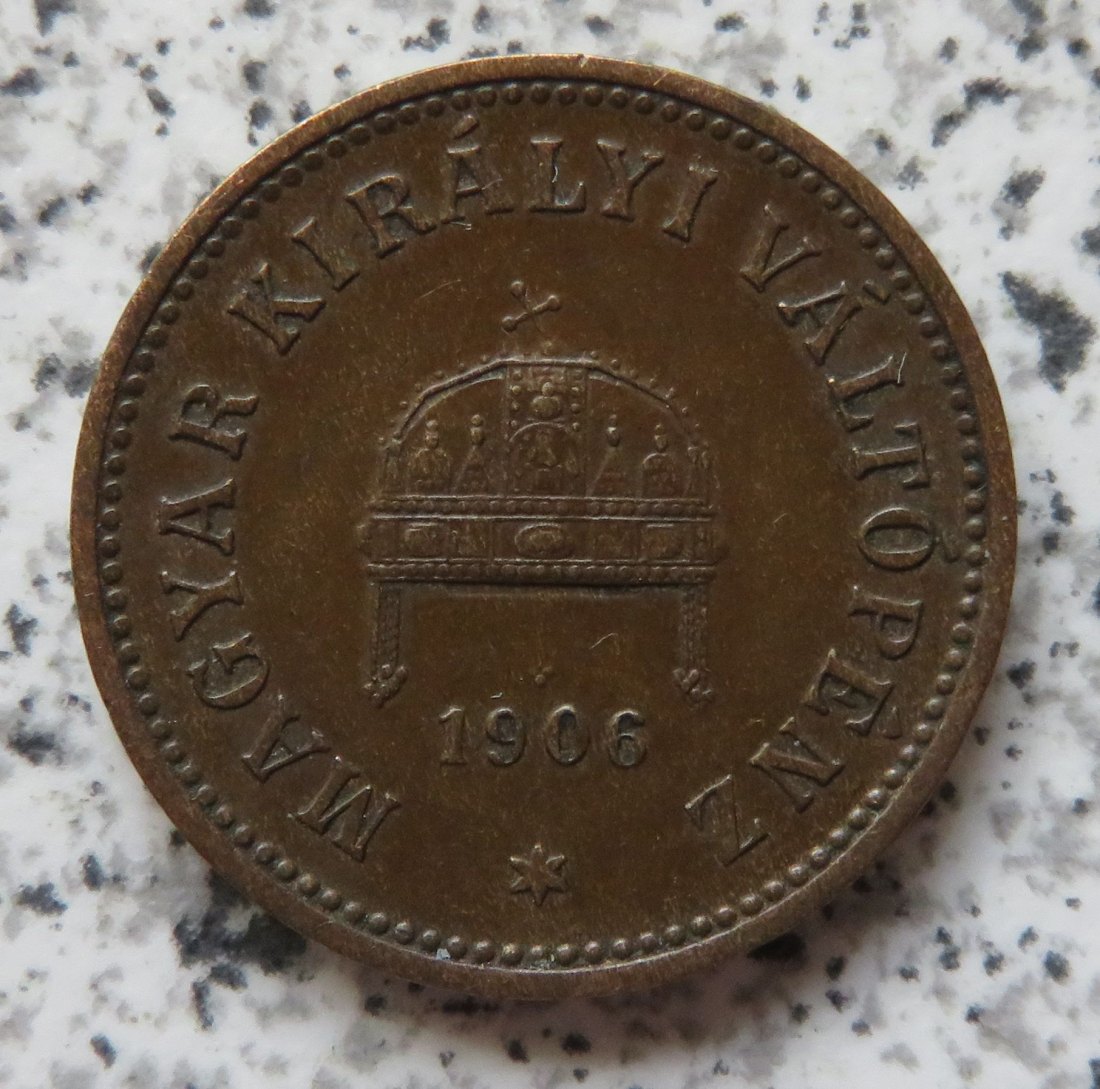  Ungarn 2 Filler 1906   