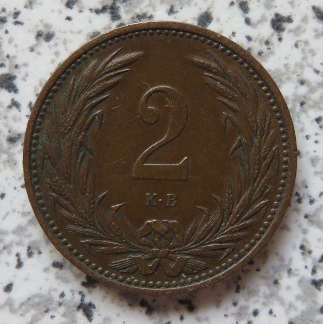  Ungarn 2 Filler 1906   