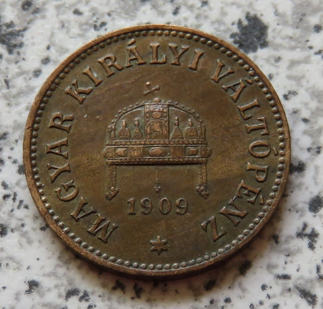 Ungarn 2 Filler 1909   