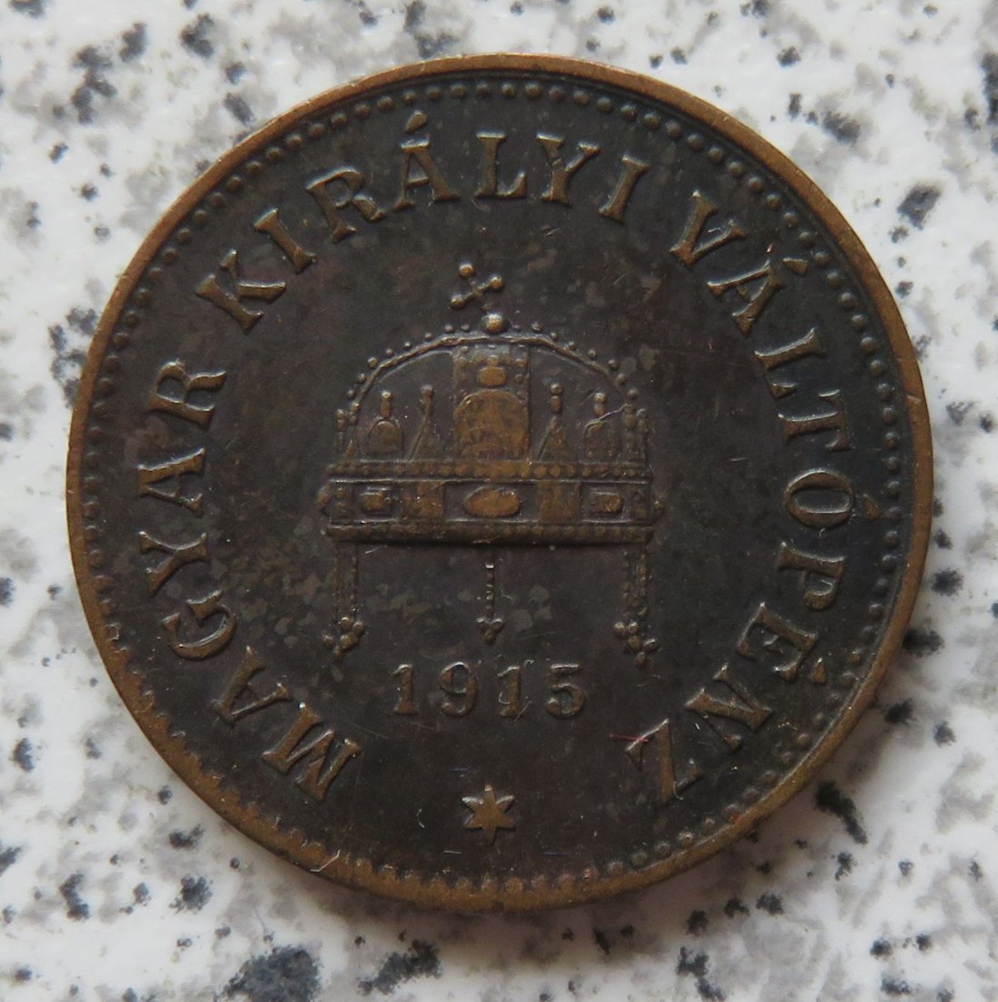  Ungarn 2 Filler 1915   