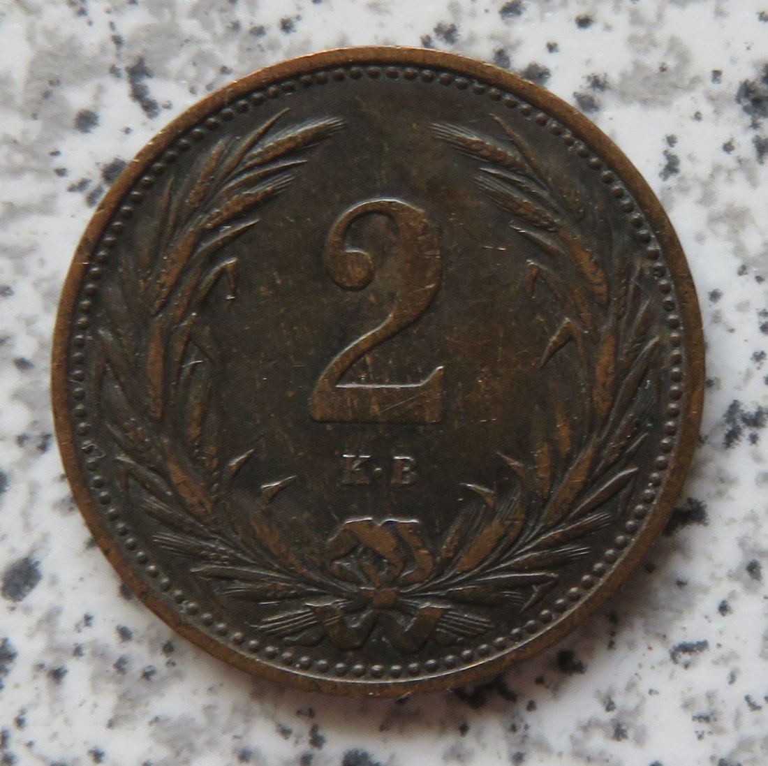  Ungarn 2 Filler 1915   
