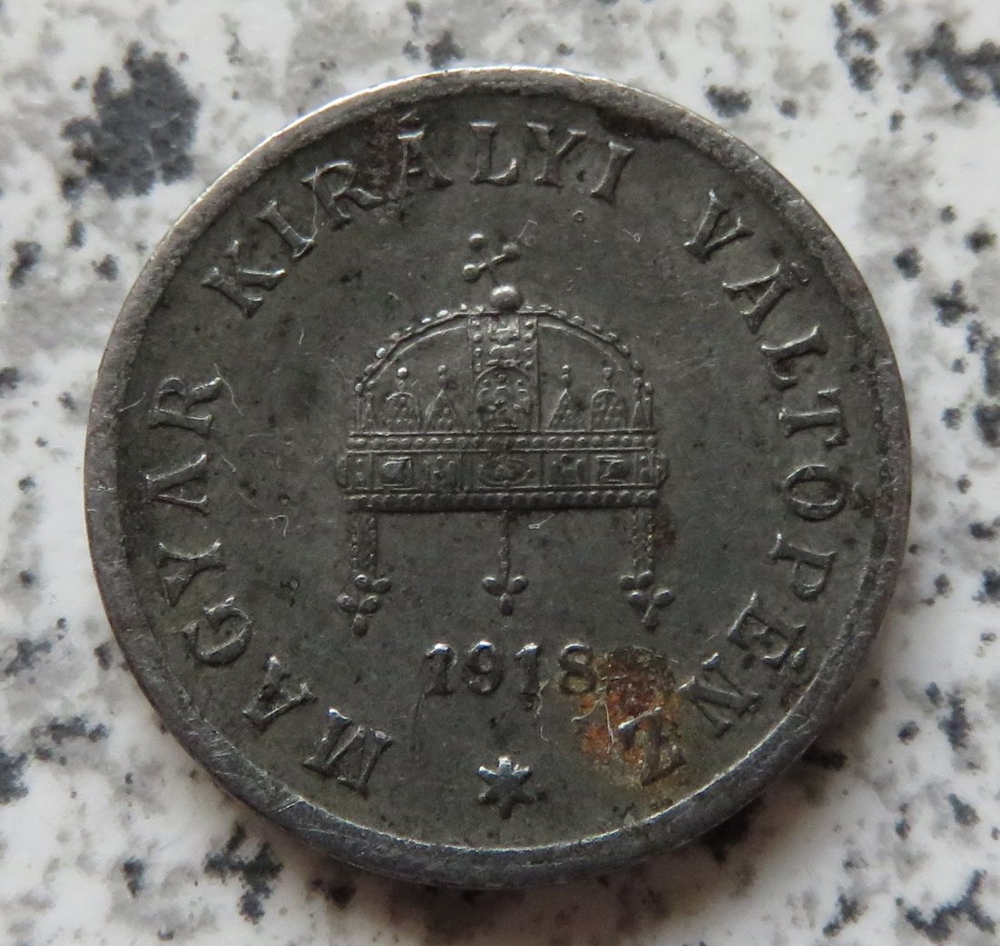  Ungarn 2 Filler 1918   